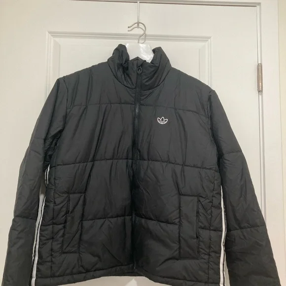 Adidas Women's Black Puffer Jacket - Picture 1 of 5